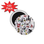 Medieval Mash Up 1.75  Button Magnet (100 pack)