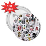 Medieval Mash Up 2.25  Button (100 pack)