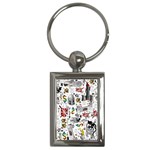 Medieval Mash Up Key Chain (Rectangle)