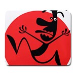 Running Man Large Mouse Pad (Rectangle)