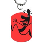 Running Man Dog Tag (Two-sided) 