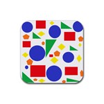 Random Geometrics Drink Coaster (Square)