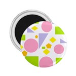Spring Geometrics 2.25  Button Magnet
