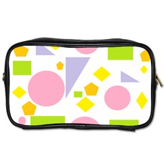 Spring Geometrics Travel Toiletry Bag (Two Sides) from UrbanLoad.com Front
