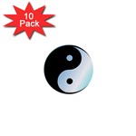 Ying Yang  1  Mini Button (10 pack)
