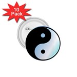 Ying Yang  1.75  Button (10 pack)