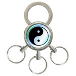 Ying Yang  3-Ring Key Chain