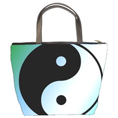 Ying Yang  Bucket Handbag from UrbanLoad.com Back