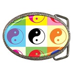 Ying Yang   Belt Buckle (Oval)