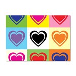 Hearts A4 Sticker 10 Pack