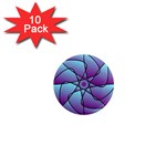 Pattern 1  Mini Button Magnet (10 pack)