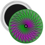 Pattern 3  Button Magnet