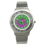 Pattern Stainless Steel Watch (Slim)