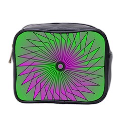 Pattern Mini Travel Toiletry Bag (Two Sides) from UrbanLoad.com Front