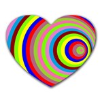 Color Mouse Pad (Heart)