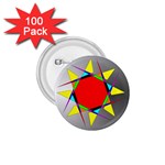 Star 1.75  Button (100 pack)