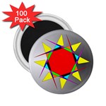Star 2.25  Button Magnet (100 pack)