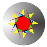 Star Magnet 5  (Round)