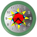 Star Wall Clock (Color)
