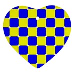 Pattern Heart Ornament (Two Sides)