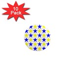 Star 1  Mini Button Magnet (10 pack)