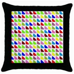 Pattern Black Throw Pillow Case