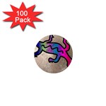 Lizard 1  Mini Button Magnet (100 pack)