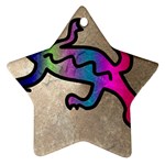 Lizard Star Ornament (Two Sides)