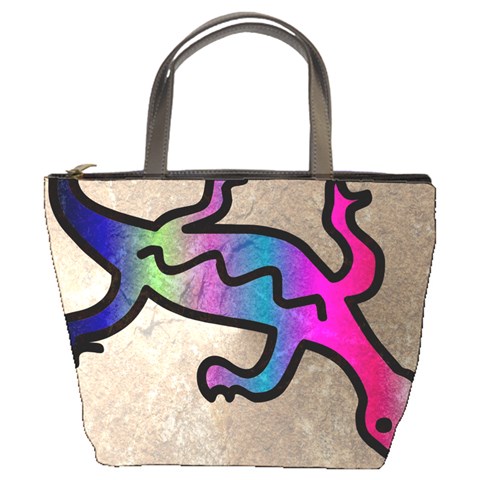 Lizard Bucket Handbag from UrbanLoad.com Front
