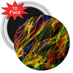 Abstract Smoke 3  Button Magnet (10 pack)