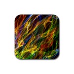 Abstract Smoke Drink Coaster (Square)