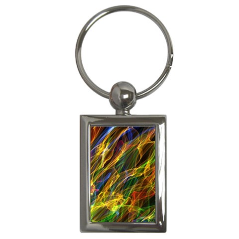 Abstract Smoke Key Chain (Rectangle) from UrbanLoad.com Front