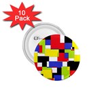 Mod Geometric 1.75  Button (10 pack)