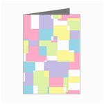 Mod Pastel Geometric Mini Greeting Card (8 Pack)
