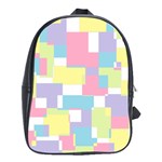 Mod Pastel Geometric School Bag (Large)