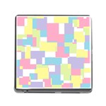 Mod Pastel Geometric Memory Card Reader with Storage (Square)