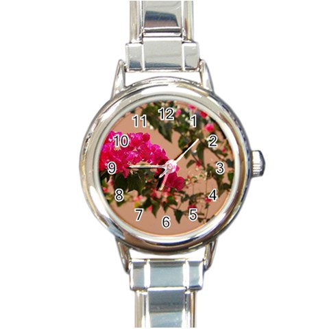 Round Italian Charm Watch from UrbanLoad.com Front