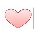 Big Heart Sticker A4 (100 pack)