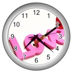 Love Dart Wall Clock (Silver)