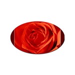 Single Rose Sticker Oval (100 pack)
