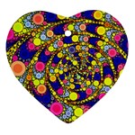 Wild Bubbles 1966 Heart Ornament (Two Sides)
