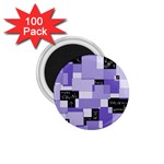 Purple Pain Modular 1.75  Button Magnet (100 pack)