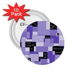 Purple Pain Modular 2.25  Button (10 pack)