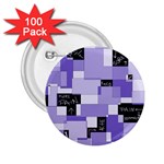 Purple Pain Modular 2.25  Button (100 pack)