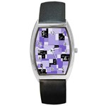 Purple Pain Modular Tonneau Leather Watch
