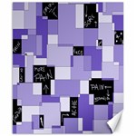 Purple Pain Modular Canvas 8  x 10  (Unframed)