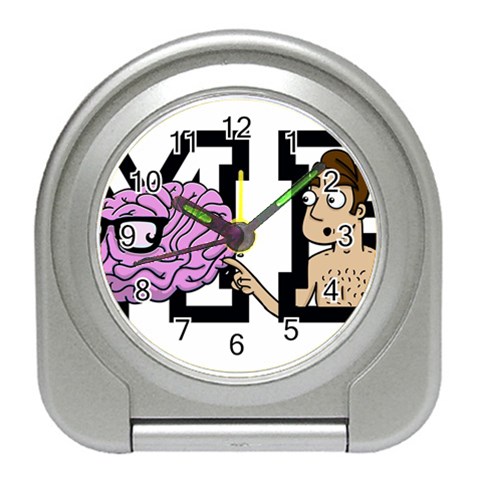Poke Brain Me 2 Desk Alarm Clock from UrbanLoad.com Front