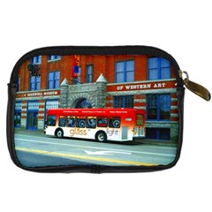 Double Decker Bus   Ave Hurley   Digital Camera Leather Case from UrbanLoad.com Back