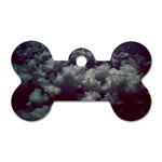 Through The Evening Clouds Dog Tag Bone (One Sided)