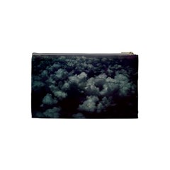 Through The Evening Clouds Cosmetic Bag (Small) from UrbanLoad.com Back